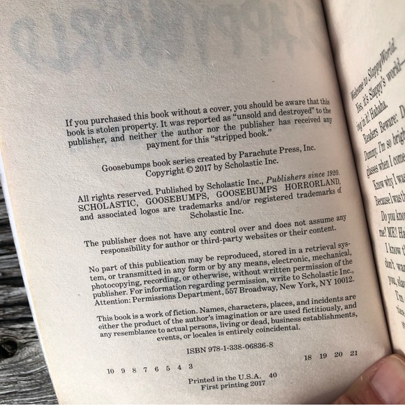 Goosebumps Slappyworld R.L. Stine Chapter Book Scholastic #2 & #3 soft cover 💚 - Picture 8 of 11